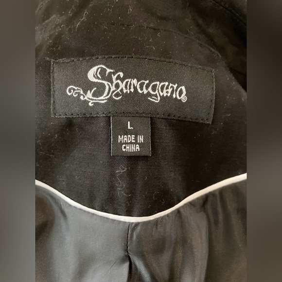 Black Sharagano 2pc Set - Jacket & Pants - Picture 8 of 16